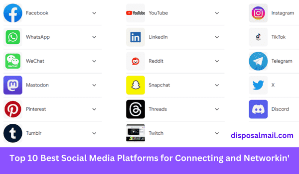Ten Best Social Media Platforms 2025