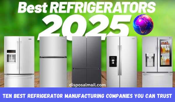 Ten Best Refrigerator Manufacturing Companies 2025