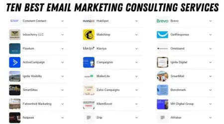 Ten Best Email Marketing Consulting Services 2025