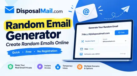 Random Email Generator – Create Random Emails Online | DisposalMail.com 📧