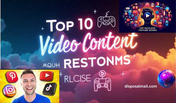 Ten Best Video Content Niches Across All Platforms